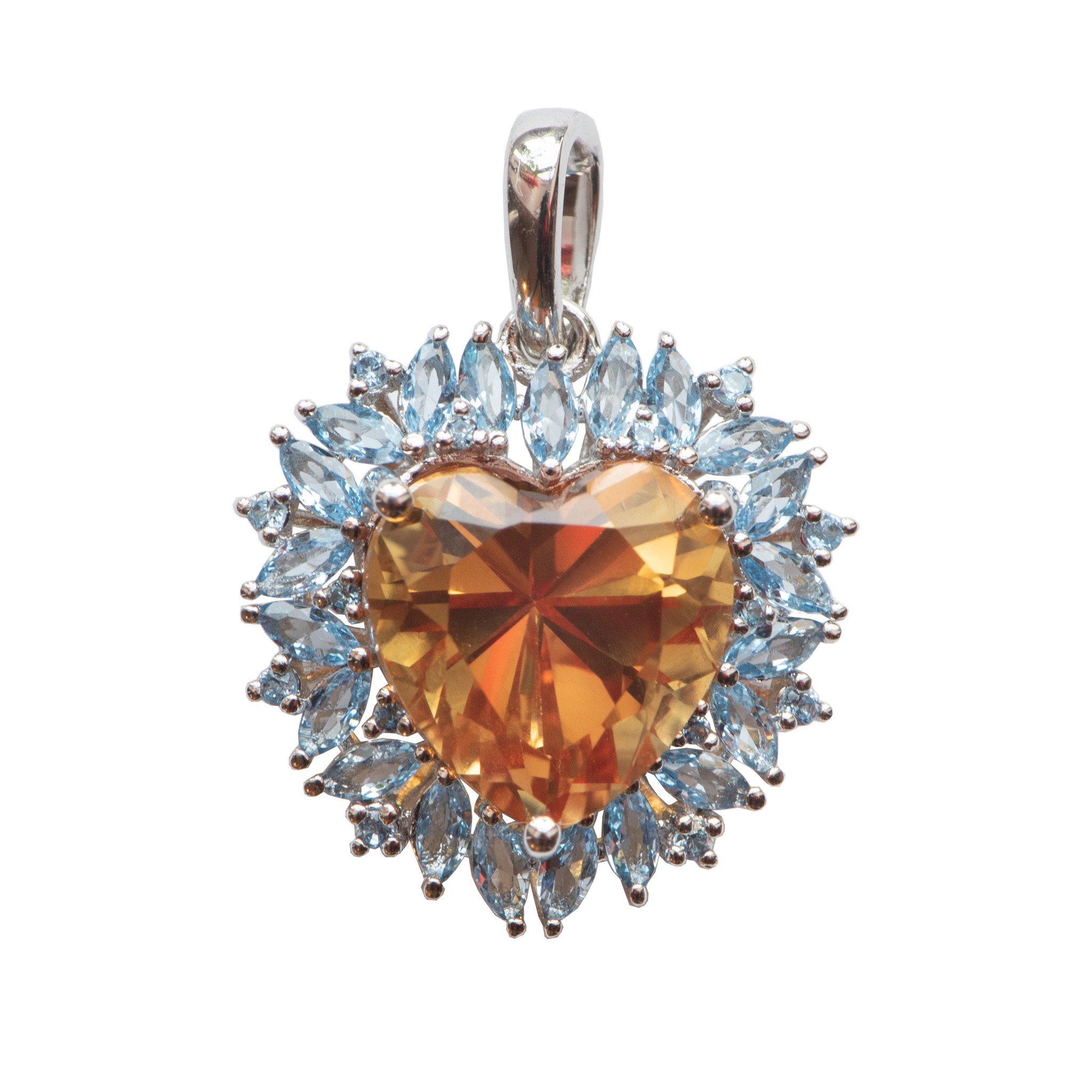 Beating heart diamond necklace online