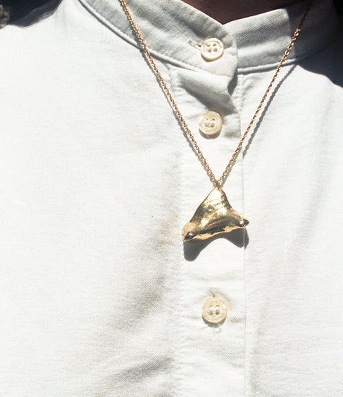 Gold Concha Necklace