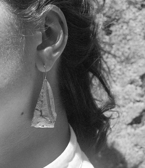 Silver Sand Dollar Earrings